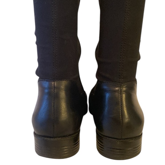 Tahari Brady Tall Black Leather Boots EUC - Picture 4 of 7